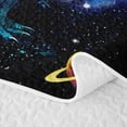 thumbnail image 5 of Homewish Cartoon Wildlife Dino Quilt King,Space Planets Stars King Coverlet Set,Black,3-Piece, 5 of 7