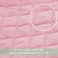 thumbnail image 3 of Exclusivo Mezcla King Size Quilt Set, 3-Piece Lightweight King Quilts Soft Bedspreads Bed Coverlets, Bright Pink, 104"x96", 3 of 8