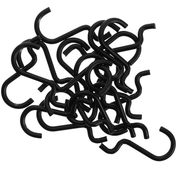 FOMIYES  20 Pcs Pegboard J-hook Garage Storage Organizer Hooks