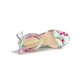 thumbnail image 4 of BLISSFUL STEP Women's Open Toe Block Mid Heeled Lace Up Sandals, 4 of 8
