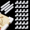 thumbnail image 2 of 32Pcs Picture Frame Foam Corner Protectors for Moving - U-Channel Foam Edge for Photo Mirror Art Furniture Packing,32Pcs x Picture Frame Foam Corner Protectors,White, 2 of 8