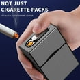 thumbnail image 4 of Rechargeable Lighter under $5! Xqxayjr Rechargeable Cigarette Case Lighter Combo, Aluminum Alloy Smoker Kit with USB Charging, 20-Count Compact Holder for Men Women, 4 of 4