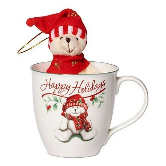 Pfaltzgraff Winterberry Porcelain 20 oz Mug With Bear