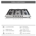 thumbnail image 4 of Parrilla de Gas Empotrable con 6 Quemadores y Cubierta de Acero Inoxidable SUPRA Diamond Steel 90 cm, 4 of 7