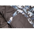 thumbnail image 6 of Men's Heavy Weight Winter Coat Removable Faux Fur Trim Hood Puffer Parka Jacket (Blue Camo, 2XL), 6 of 6