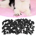 thumbnail image 4 of Dog Paw Claw Protector Covers Soft 100PCS Nail Cover, Cat Nail Protector, Safe For Cats Pets Black,White, 4 of 8