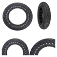 thumbnail image 3 of FL 1Pcs Solid Tires 10x2.5 Electric Scooter Wheels Replacement Tire Front or Rear Honeycomb Tires Solid Hole Shock Absorber, 3 of 7