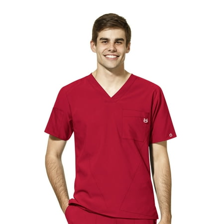 

WonderWink W123 6355-Men s V-Neck Scrub Top