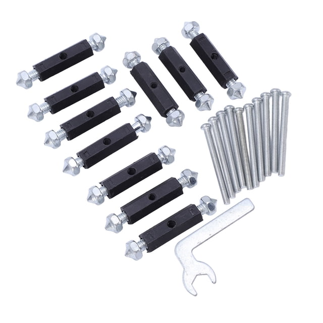 Réparateur de Cassette, Kit de Réparation de Boîte Électrique à Installation Rapide de 118 Types, Empêche le Desserrage, Standard avec Clé pour Boîte de Rangement, Tige de Support d'Isolation