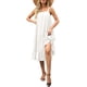 thumbnail image 4 of Sunloudy Vestido midi sin mangas para mujer, vestido de playa con volantes sueltos de color sólido sin mangas de verano Sunloudy  S M L XL, 4 of 7