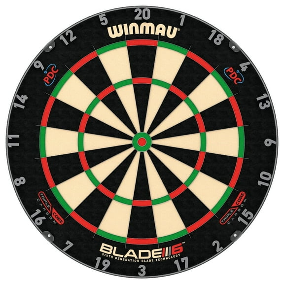 Winmau Blade 6 Carbon Triple Core Bristle Dartboard