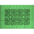 thumbnail image 1 of Ahgly Company Indoor Rectangle Oriental Emerald Green Traditional Area Rugs, 5' x 7', 1 of 4