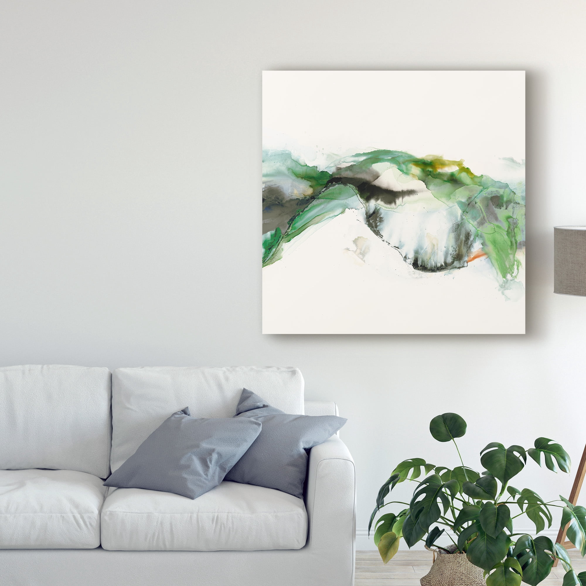 Trademark Fine Art 'UA CH Green Terrain I' Canvas Art by Sisa Jasper