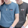 thumbnail image 1 of Playera Hombre De Manga Corta Estampado Casual Moda 2 Uds, 1 of 7