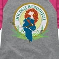 thumbnail image 3 of Disney Princess - Boldly Beautiful - Toddler & Youth Girls Raglan Graphic T-Shirt, 3 of 4