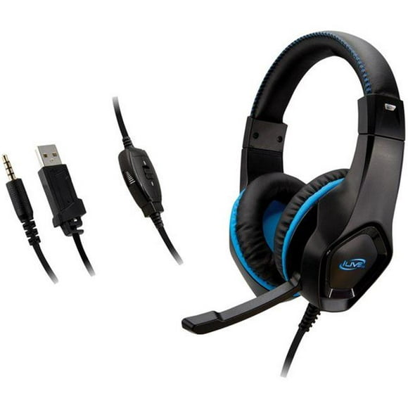 iLive IAHG19B 3.5 mm Gaming Headphones&#44; Black