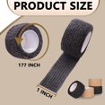 thumbnail image 2 of Protectores para patas de sillas Protectores de piso con cinta antideslizante para cualquier pata de mueble, evitan el deslizamiento de sillas y muebles, negro * 5 piezas, caqui * 5 piezas, 2 of 5