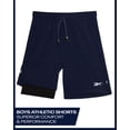 thumbnail image 3 of Shorts de baloncesto 2 en 1 para niño Reebok con short de compresión, 3 of 7
