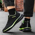 thumbnail image 6 of Men's Sneakers Breathable Knit Mesh Running Shoes with Soft Sole and Lace Up Closure for Casual Wear, 6 of 9