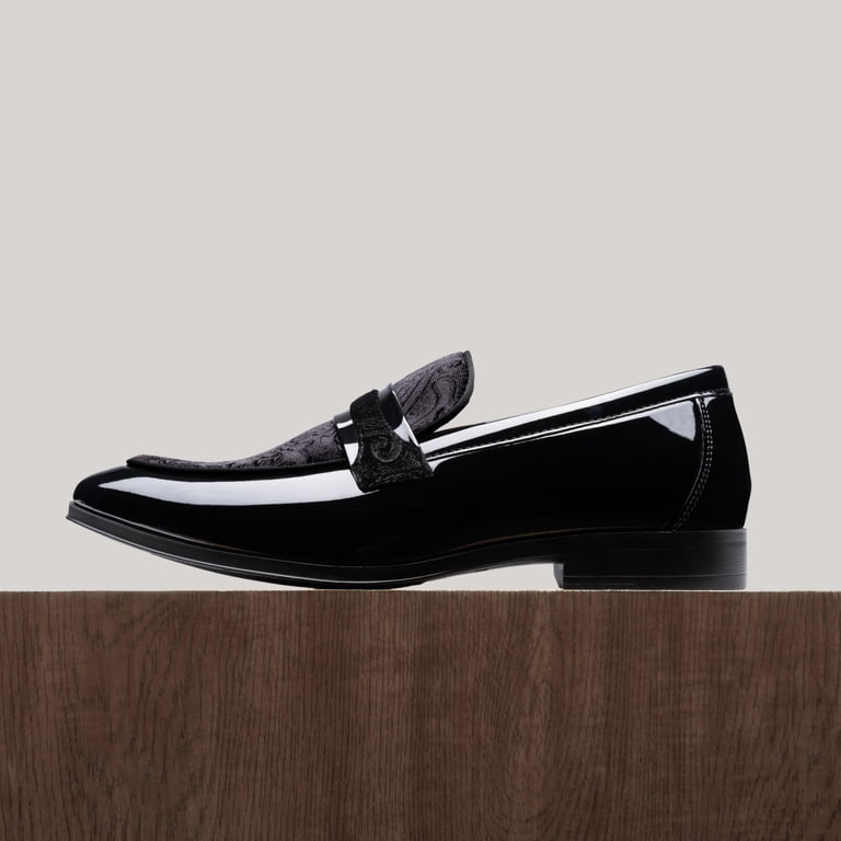 Bruno Marc Men's Tuxedo Patent Loafers Classic Velvet Slip-on Dress Shoes -  Walmart.com