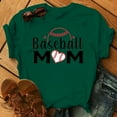 thumbnail image 5 of EQWLJWE Hauts d'Été pour Femmes Hauts pour Femmes Liquidation Mode Femme Imprimé Col Rond T-Shirt Manches Courtes Blouse Ample, 5 of 5