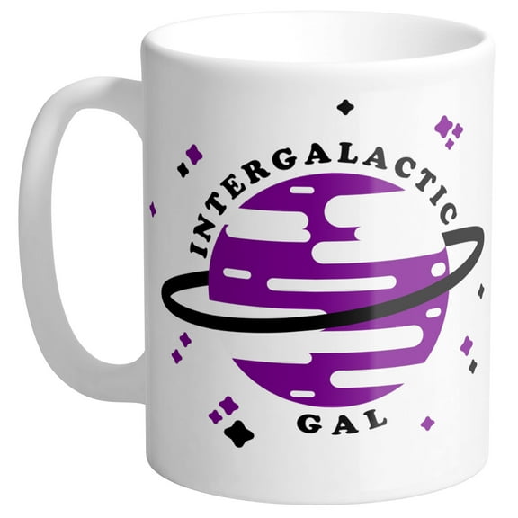 Intergalactic Gal Coffee Mug 11oz White