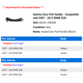 thumbnail image 2 of Interior Door Pull Handle - Compatible with 2007 - 2012 BMW 328i 2008 2009 2010 2011, 2 of 2