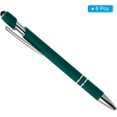thumbnail image 3 of 6 Pack Ballpoint Pens with Stylus Tip, 2 in 1 Metal Pen Black Ink 1.0mm Medium Point Stylus Pen for Touch Screens, 3 of 6
