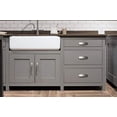 thumbnail image 2 of Utopia Alley 5pcs Nicholas Pull Handle - Decorative Cabinet Drop Pull Handles for Cabinets and Drawers - Vintage Cabinet Hardware with Hand Finished Brushed Nickel - 5.0" Center to Center, 2 of 8