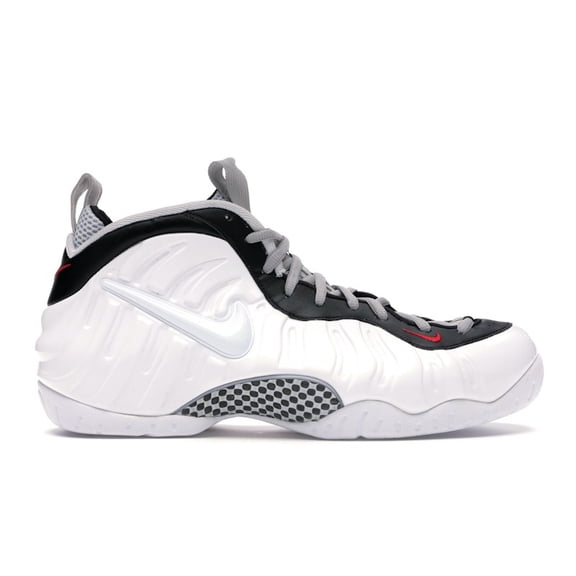 Nike Men's Air Foamposite Pro White Black University Red Basketball Shoes, from StockX