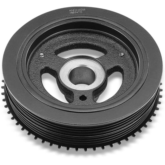 A-Premium Engine Harmonic Balancer Crankshaft Pulley Compatible with Ford Escape 2013-2018, Fusion 2013-2020, Transit Connect 2014-2020, DOHC L4 2.5L