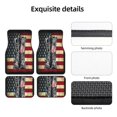 thumbnail image 5 of Salouo Veterans Day1 for Car Floor Mat Set of 4–Car Carpet Mats - Car Mats with Anti-Slip Backing & Driver Heel Pad Universal Fit for Cars, Trucks, SUVs, and Vans, 5 of 6