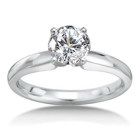 1c Diamond Solitaire Platinum - Walmart.com