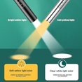 thumbnail image 3 of Penlight, Led Penlight for Students Doctors and Nurses with 2 Led Light Sources, Usb Rechargeable, Warm and White Light, Pock, 3 of 5