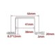 thumbnail image 2 of 10 pcs 40*40mm Square oblong tube clamp, Stainless steel square tube clamp, U-shaped tube clamp, Horse tube Saddle clamp JR2025032600745, 2 of 4