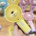 thumbnail image 4 of Hello Kitty Sanrio Anime My Melody Kuromi Cinnamoroll ventilador de carga Usb portátil de dibujos animados, Enfriador de aire pequeño, regalo de moda, 4 of 5