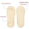 thumbnail image 3 of Invisible Ice Silk Breathable Non-Slip Socks ,Womens No Show Thin Socks Cotton Nylon Low Cut Liner Non Slip hidden Invisible Socks for Flats Sneaker, 3 of 11