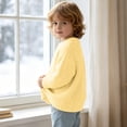 thumbnail image 5 of Annhoo Kids Knit Sweaters for Girl Crew Neck Oversized Soft Warm Trendy Pullover Kids Fall School Outfit Shirts, 5 of 8