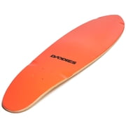 Daddies Logo Kicktail Longboard Deck - Orange