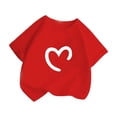 thumbnail image 4 of HGIEYS Girls Short Sleeve Tee Shirts Kids Summer Crewneck Tops 5-14 Years | Soft lightweight kids 5-6 Years, 4 of 4