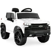 Best Choice Products 12V 2.5 MPH Licensed Chevrolet Silverado Ride On Truck Car Toy w/ Parent Remote Control - White