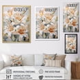 thumbnail image 4 of Designart "Simple Tranquility Of Beige Lilies IV" Lilies Floater Framed Wall Art Prints, 4 of 5