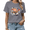 1-Gray, variant on UNISHE Women's Blue Boho Scalloped Flower Graphic Short Sleeve T-Shirt Cotton Crewneck Top