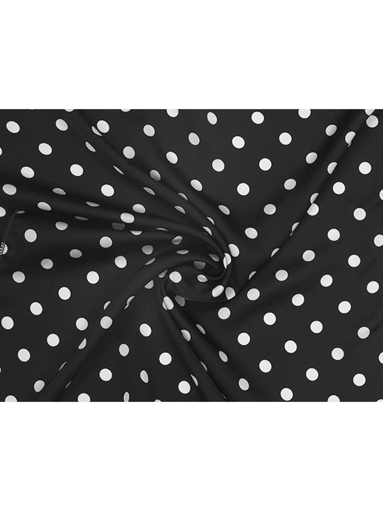 Unique Bargains 19.7 Vintage Polka Dot Square Head Neck Scarf Kerchief Neckerchief"