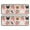 Pink French Bulldog-1, variant on Kitchen Rugs Sets Of 2,Poodle Dog and Flower Floral Anti Fatigue Kitchen Mat Rugs Non Slip Washable,Decorative Kitchen Floor Mats for Kitchen,Sink,Laundry,17"x47"+17"x47"