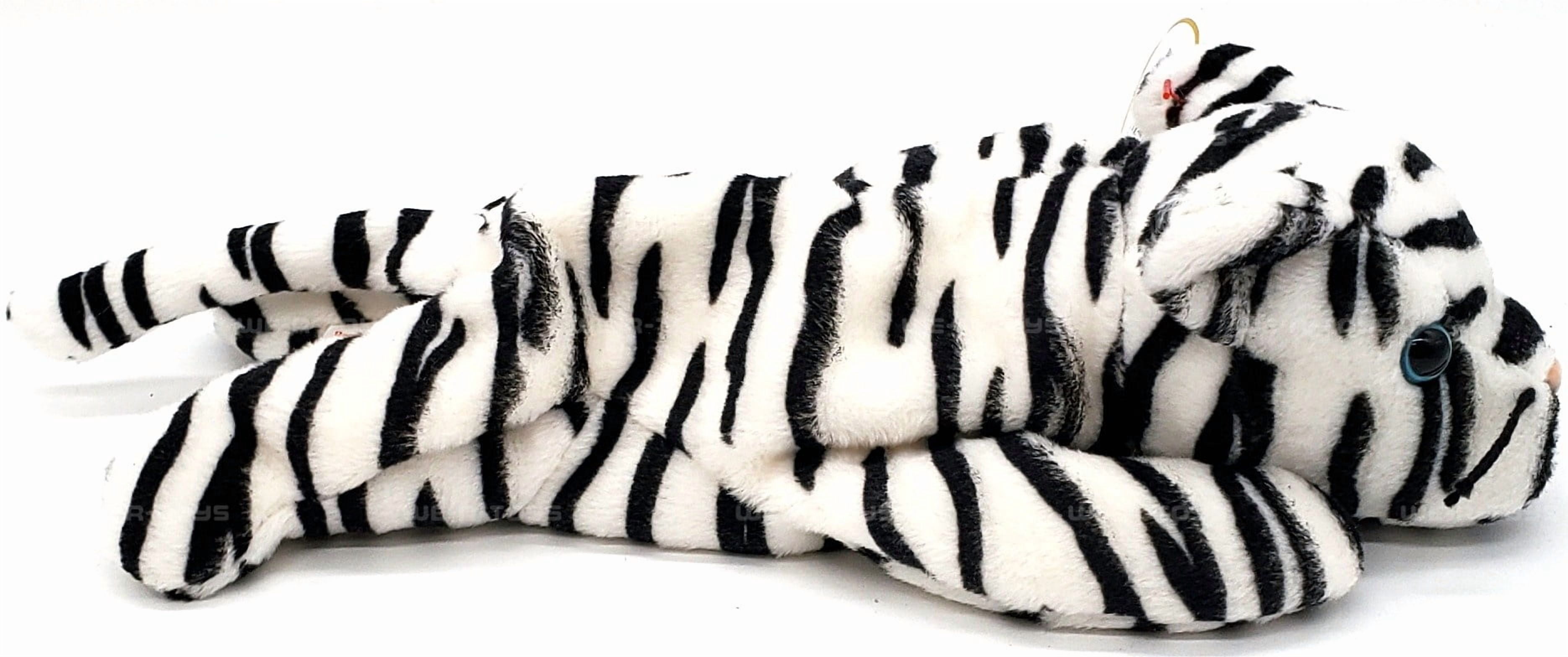 Ty Beanie Baby Plush Toy: Blizzard the White Tiger Stuffed Animal