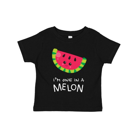 Inktastic I'm One in a Melon Watermelon Humor Boys or Girls Toddler T-Shirt
