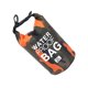 thumbnail image 5 of Soidarity Bolsa de natación impermeable de 15/20L/30L, de saco seco, colores de camuflaje, pesca, canotaje, kayak, almacenamiento, bolsa de Deportes acuáticos camuflaje naranja 11.5x28cm, 5 of 6