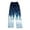 Royal Blue, variant on Women's Casual Christmas Printed Plush Pants, Full Length Long Trousers for Winter Wear, Soft and Warm Fleece Material with Festive Design for Women,White,S