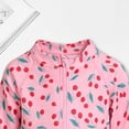 thumbnail image 5 of Zshosam Baby Girl Swimsuit Infant Rash Guard Bathing Suit Girls Swimsuit One Piece Swim Suits Long Sleeve UPF 50+ Rash Guard Swimwear Size 2T 3T,(Pink 2-3 Years), 5 of 7